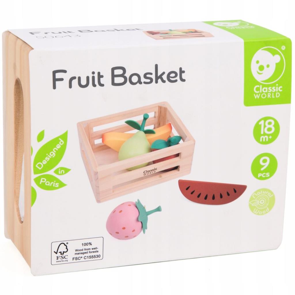 Wooden Fruit Basket